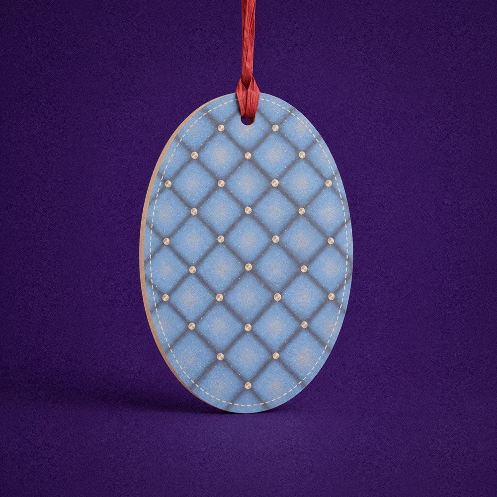 The Powder Blue Heirloom | Wooden Ornament
